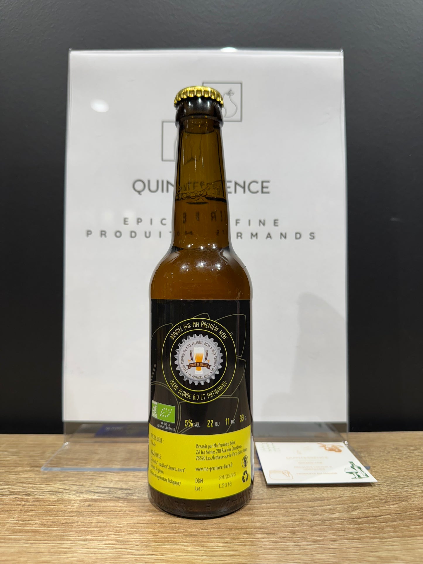 Bière BLONDE BIO